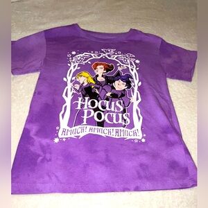 ••4/$20 CLOTHING SALE•• Hocus Pocus Girls Halloween Graphic T-Shirt Size M (7-8)